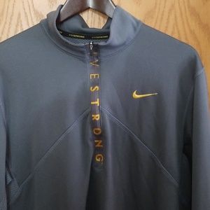 Men's Nike livestrong zip up jacket large